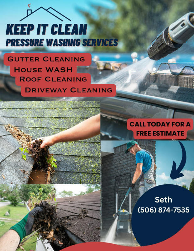 Pressure Washing and Gutter Cleaning Services in Cleaners & Cleaning in Moncton