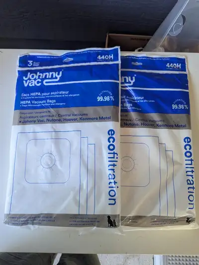 Johnny Vac Hepa Vacuum Bags 440H Two 3-Packs, View more
