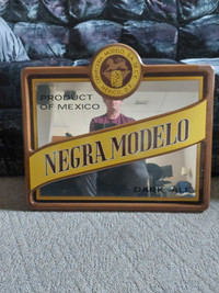 Man Cave mirror/sign.  Negra Modelo.