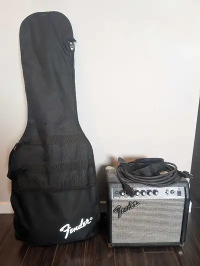Squier Strat and Fender Amp, View more