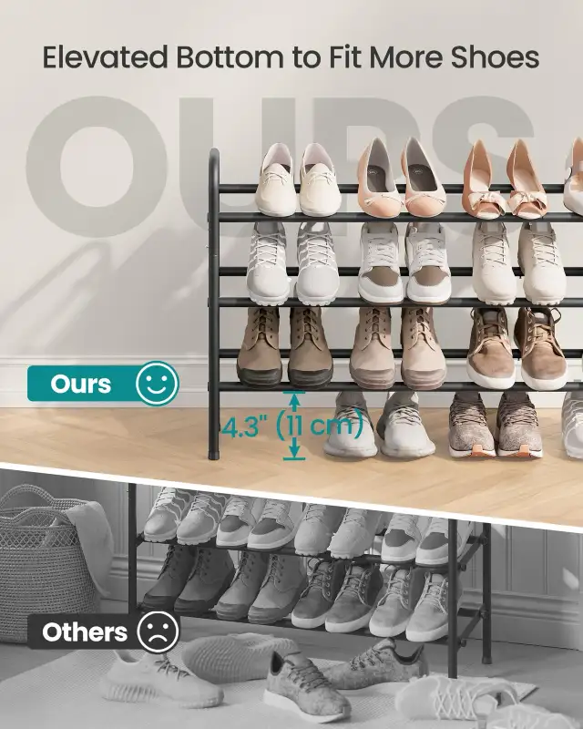 Expandable 3-Tier Shoe Rack in Other in Oshawa / Durham Region - Image 5