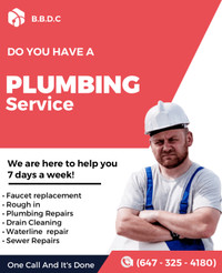 Plumbing repairs, leaking faucets, waterline repairs 