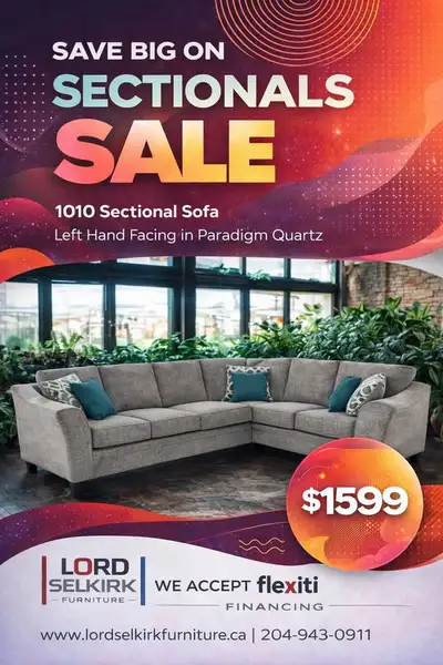 Right Corner Sofa - 92"L x 37"D x 35"H Left Hand Facing Sofa - 80"L x 37"D x 35"H Sectional Size: 11...