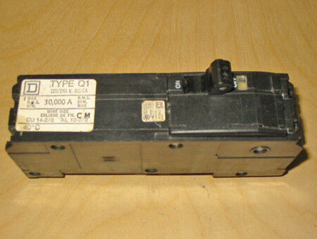 SQUARE D 125 AMP, 2 POLE, 240 VAC BREAKER (Q1C2125) ~ RARE/NEW! in Electrical in City of Toronto