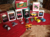 Hallmark Christmas ornaments Ornements de Noel Kiddie car