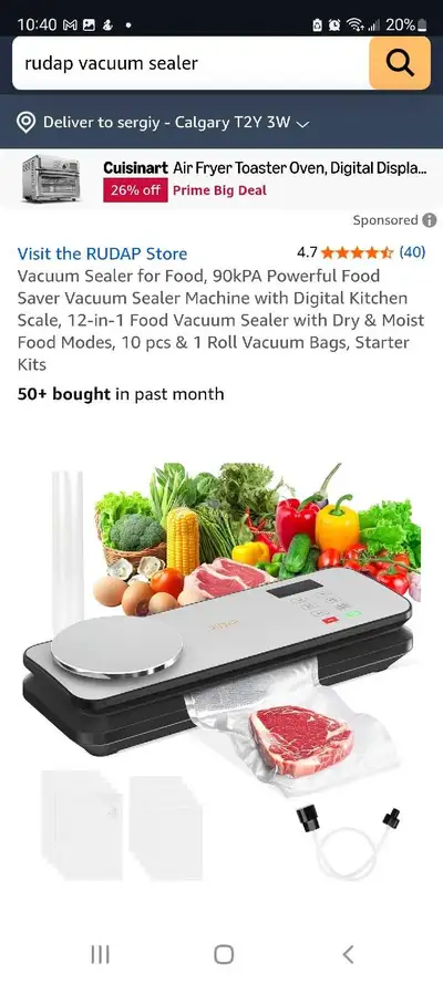 Vacuum Sealer for Food, 90kPA , View more