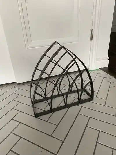 Mountain Ironworks wine bottle rack. Holds 10 bottles. From a pet and smoke free home. Pickup near L...