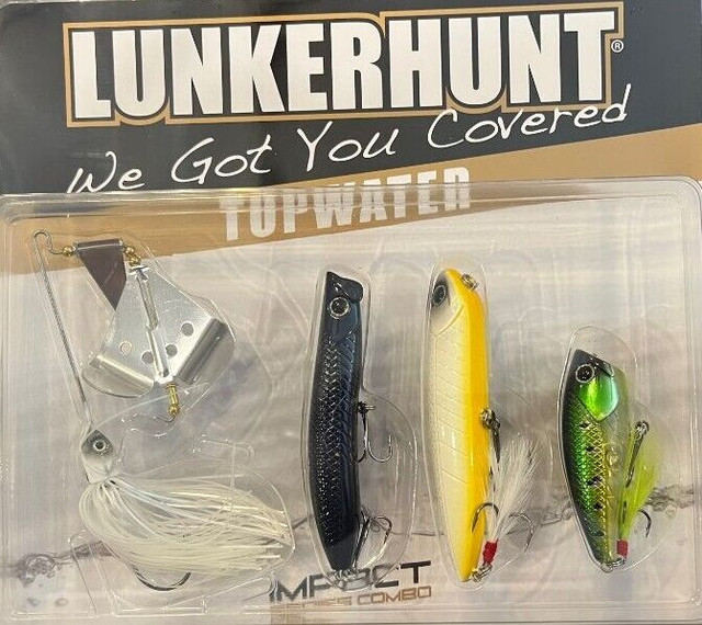 LUNKERHUNT Impact Series Combo 16 piece Fishing Lure Set (New) in Canoes, Kayaks & Paddles in City of Toronto - Image 3