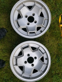 2 Cheviot 14" mag wheels, 4 x 108 bolt pattern