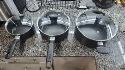 T-fal Cookware Set of 3 (Lightly Used), View more