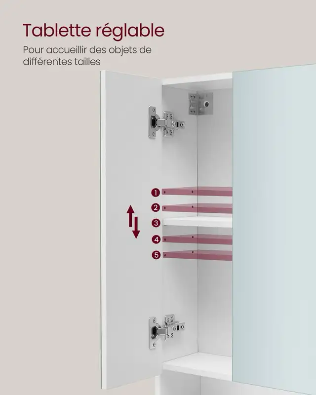 Large medicine cabinet, Mirror Cabinet, Bathroom Storage Cabinet in Storage & Organization in Markham / York Region - Image 6