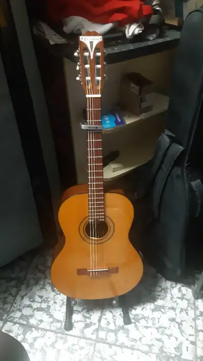 Great condition except for stain on shoulder finish...see pic. It's not a big deal