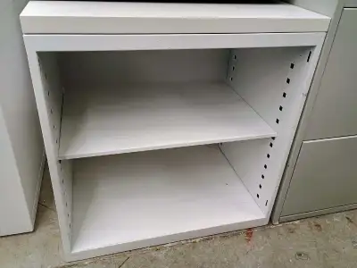 Stackable Metal Shelf Units - 2 Available, View more