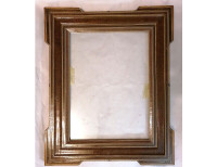 Islamic style solid wood bone & brass inlayed wall picture frame