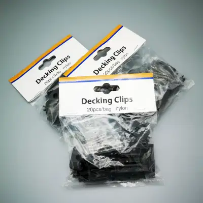 Used between boards when joining composite decking together for a hidden and screwless sleek finish....