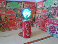 Lampe artisanale coca-cola/Coca-cola craft lamp