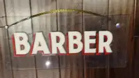 MAN CAVE signs advertising Barber crates OPP postal Carlings etc