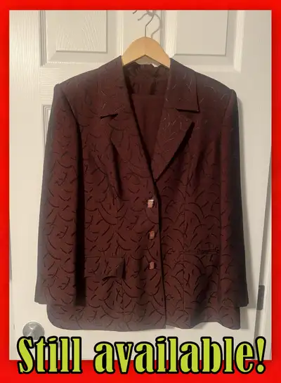 One-Of-A-Kind Tailored Women's Pant Suit!, View more