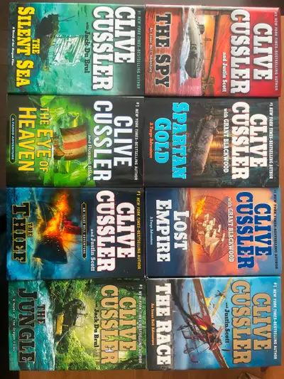 Clive Cussler Hard Cover Books, View more