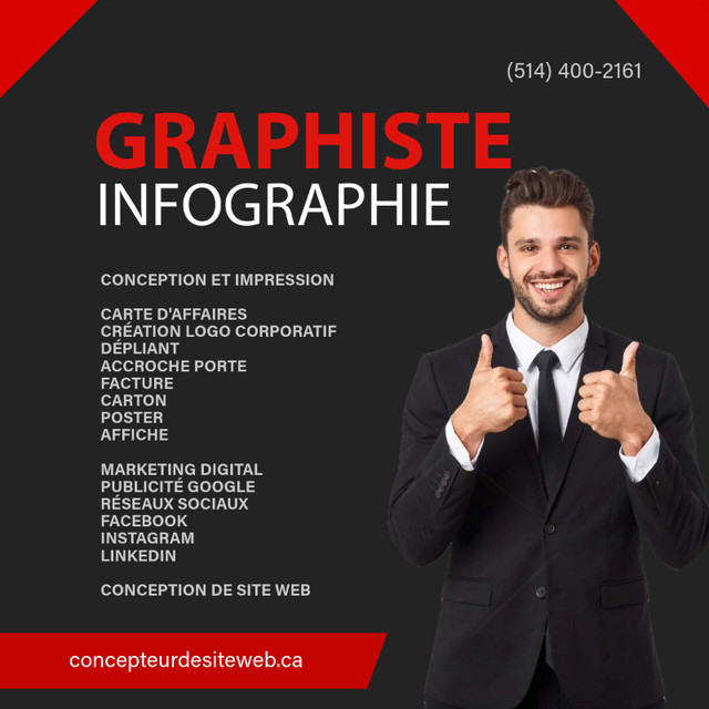 Graphiste, infographiste, Logo, Carte, Imprimerie in Other in Longueuil / South Shore