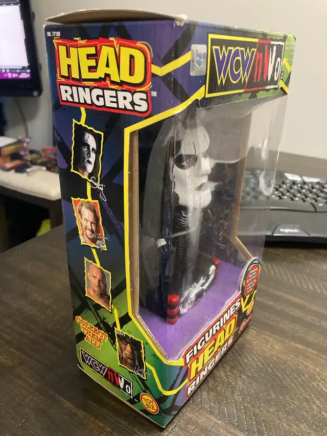 1999 Sting Head Ringers Bobble Head in Arts & Collectibles in Winnipeg - Image 4