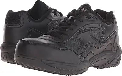 NEW! 9.5 Wide AdTec Mens Composite Toe Safety Uniform Shoes, View more