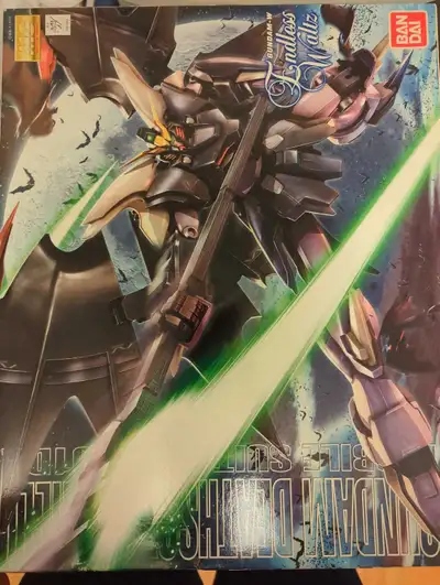 I am selling a Bandai MG Death Scythe Hell EW model kit, a fantastic addition for any Gundam enthusi...