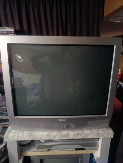 RGB modded toshiba remote crt tv with backlit remote, View more