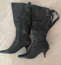 Black Leather Boots 