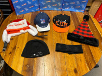 6 Hats - NHL, Reebok, Christmas, Whistler Blackcomb & More