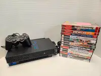 Ps2 fat with network adapter and 15 games ready to play