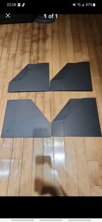 Black Cardboard Holders x4