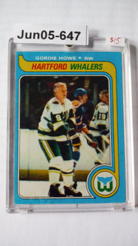 1979-80 Topps Hockey 175 Gordie Howe NM HOF Mr. Hockey Red Wings