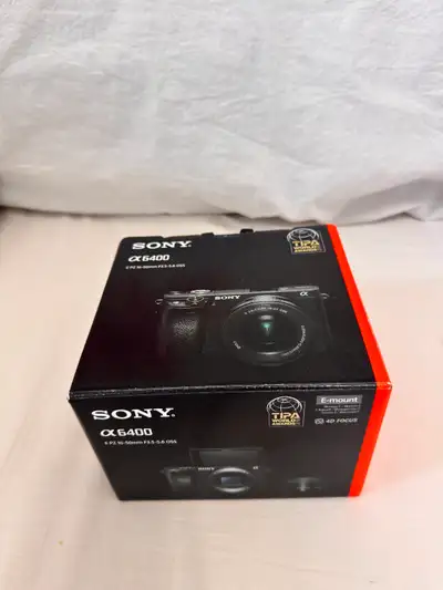 You can use your creative mind and vision to bring life with the Sony Alpha 6400 APS-C mirrorless ca...