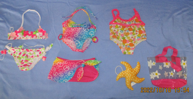 Build A Bear Bathing Suits, Jean Skirts, Shorts etc. in Toys & Games in Kingston