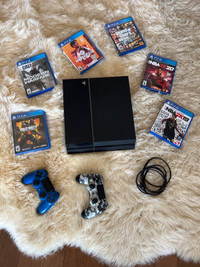 Ps4 + 2 controllers and 5 games