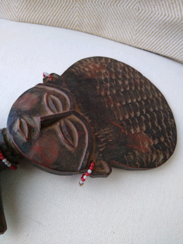 Wood African Sculpture Fertility in Arts & Collectibles in Calgary - Image 10