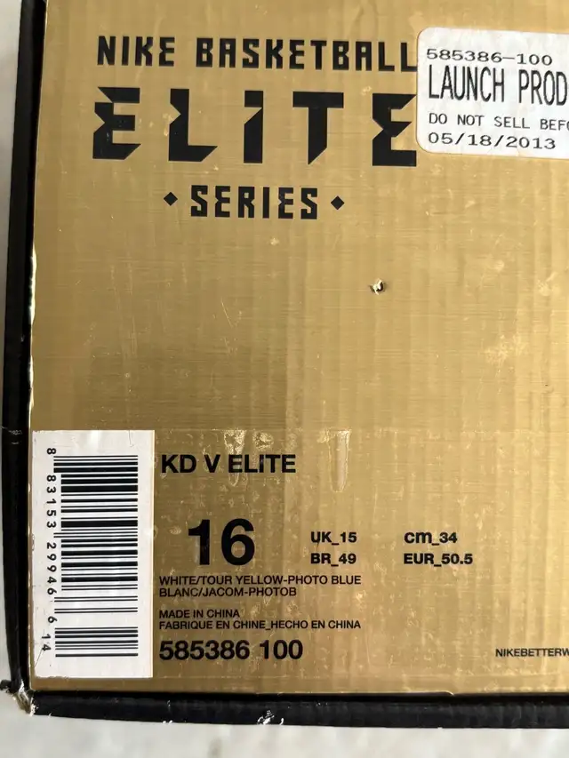 Nike KD V Elite Basketball Shoes  Mens Size 16 Rare Brand New in Men's Shoes in Oakville / Halton Region - Image 10