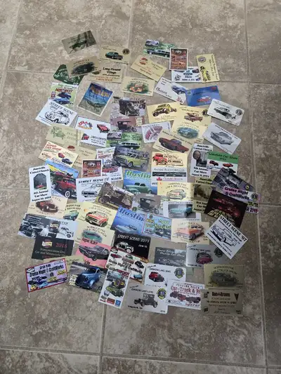 Metal CAR SHOW AUTOMOTIVE DASH PLAQUES, View more