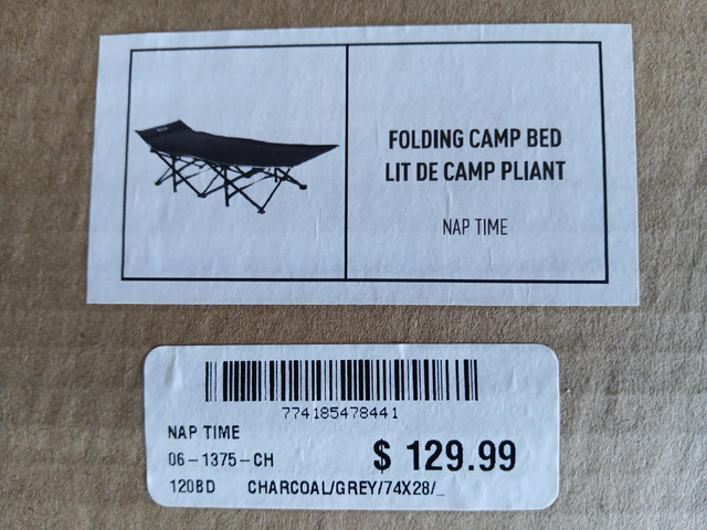 Lit de camp pliant in Fishing, Camping & Outdoors in Québec City - Image 6