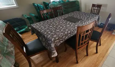Dinner Table Wooden 60"-78" Extendable, View more