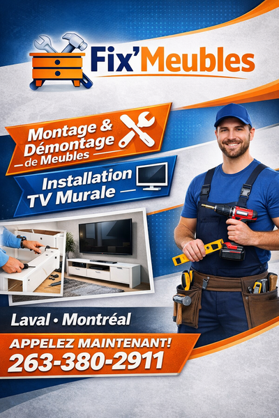  Montage & Démontage de Meubles – Installation TV Murale |, View more