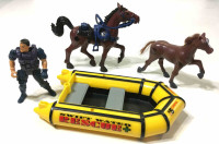 Le Rescue Swift Water, le policier et ses 2 chevaux