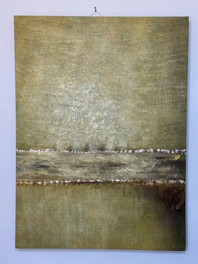 46  x 34 inches Abstract Art Canvas (Green), View more