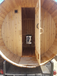 Cedar Barrel Sauna - Brand New