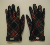 Lauren Ralph Lauren Wool Blend Ladies Gloves Sz M Touch Screen