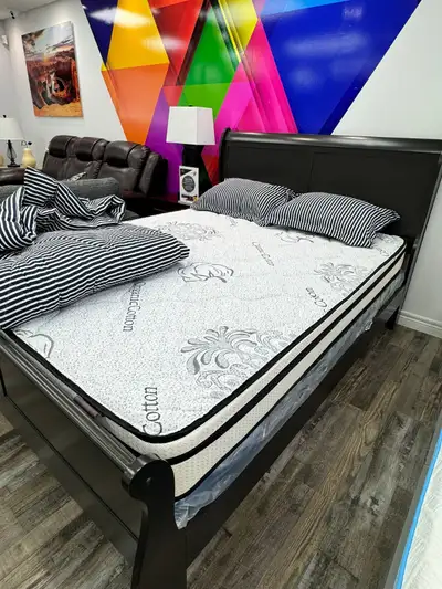 Brand new Canadian Made very firm mattress In Huge Sale, View more