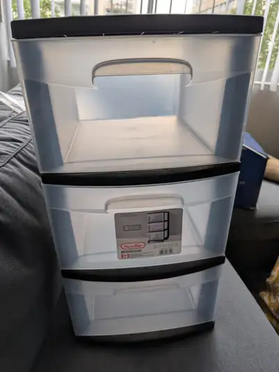 3 Drawer Sterlite Stand