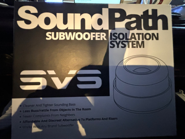 SOUNDPATH SUBWOOFER ISOLATION SYSTEM 4-PACK in Performance & DJ Equipment in Oakville / Halton Region - Image 2