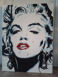Marilyn Monroe Canvas Print 30x40"